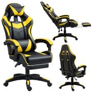 Gaming stolica sa osloncem za noge LE TOY – žuta