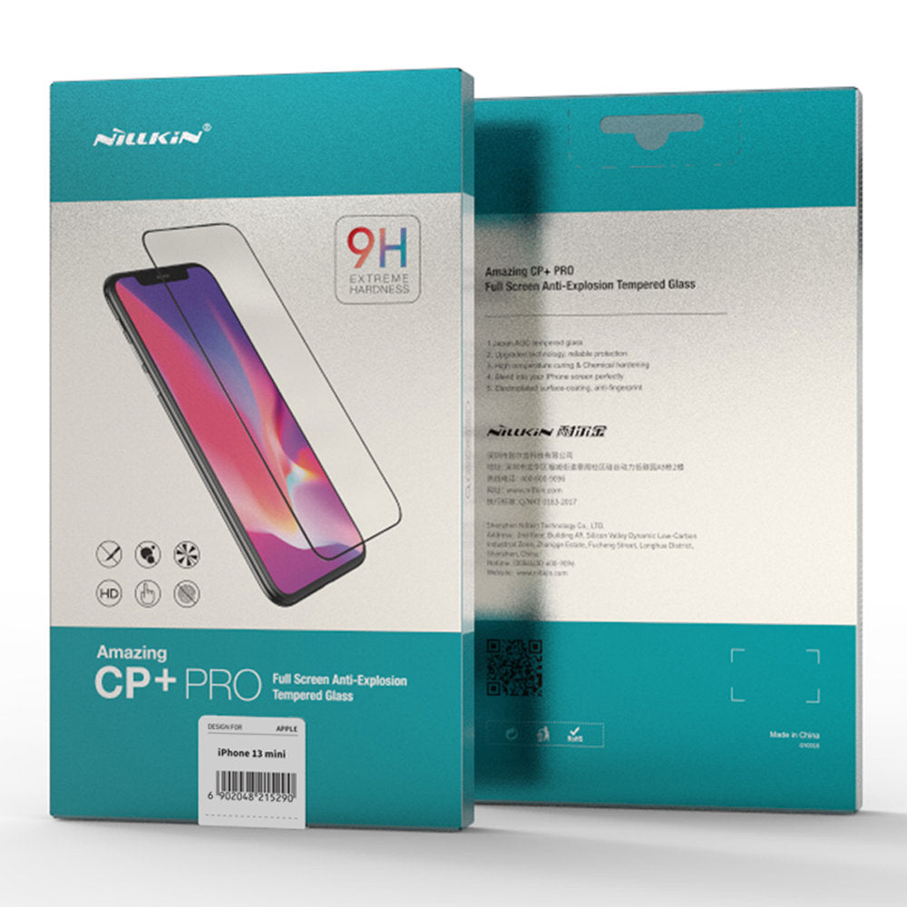 Nillkin CP+PRO ultratanko kaljeno steklo s polno pokritostjo z okvirjem za iPhone 13 mini