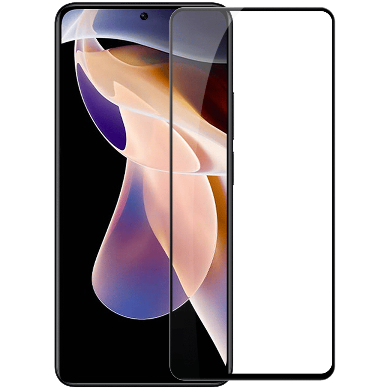 Nillkin CP + PRO izjemno tanko kaljeno steklo za celoten zaslon z okvirjem za Xiaomi Redmi Note 11 Pro / Note 11 Pro 5G, črno