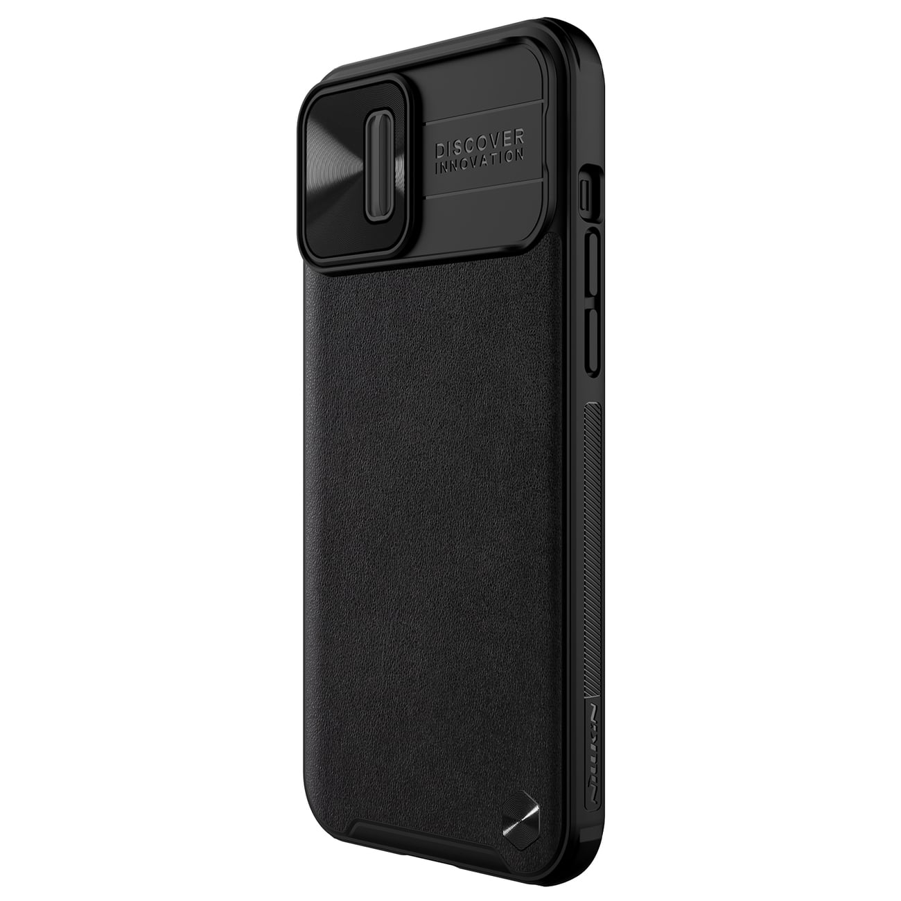 Nillkin CamShield usnjena torbica za iPhone 13 Pro Max s pokrovčkom za kamero