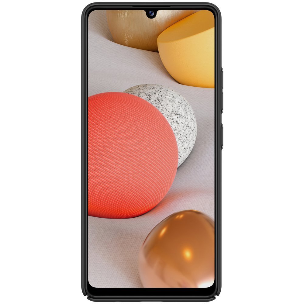 Nillkin CamShield Pro vzdržljiva torbica z zaščitnim ščitnikom za kamero za Samsung Galaxy A42 5G črna