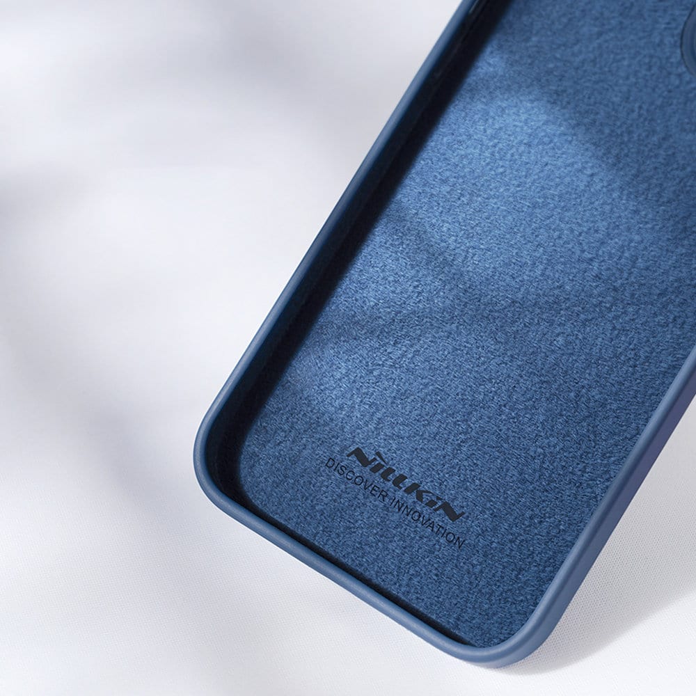Nillkin CamShield Silky Silikonski ovitek s ščitnikom za kamero za iPhone 13