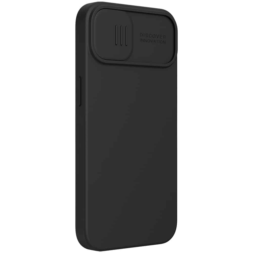 Nillkin CamShield Silky Silikonski ovitek s ščitnikom za kamero za iPhone 13
