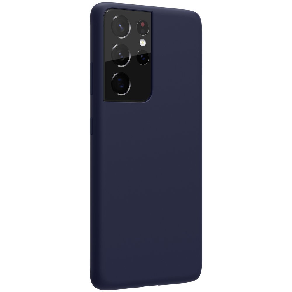 Nillkin Flex Pure Pro tekoči silikonski ovitek za Samsung Galaxy S21 Ultra 5G moder