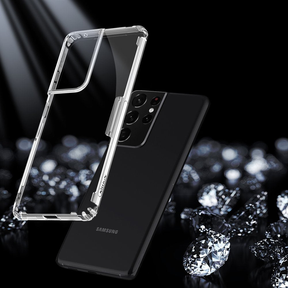 Nillkin Nature TPU gel ovitek za Samsung Galaxy S21 Ultra 5G prozoren