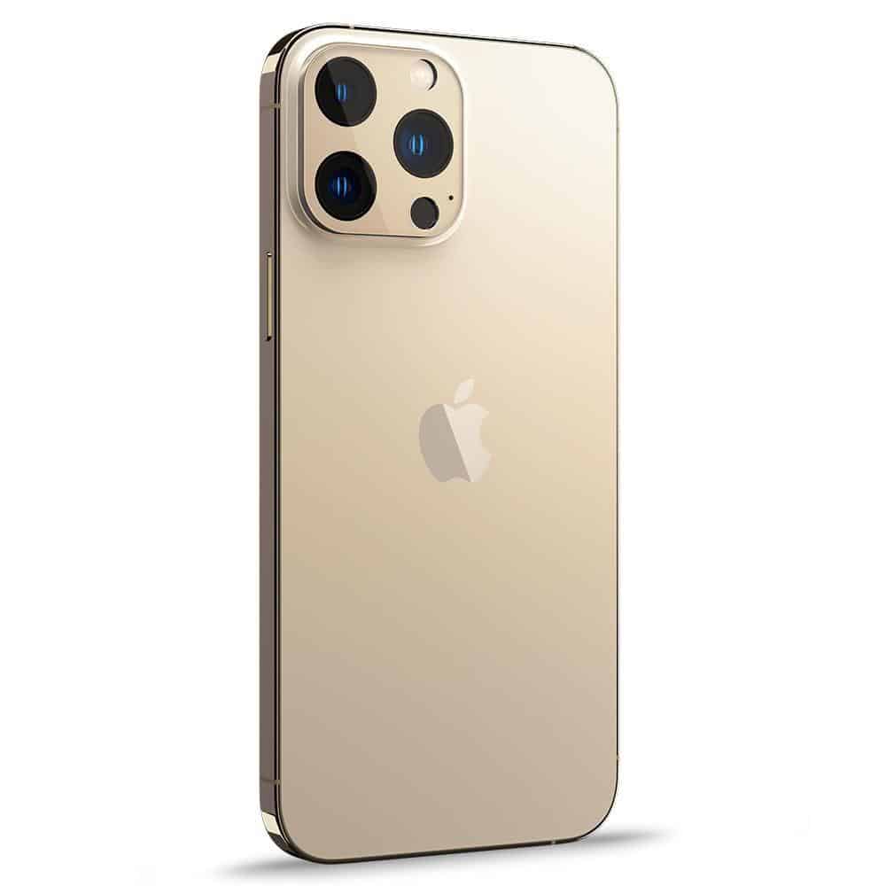 SPIGEN OPTIK.TR ZAŠČITA ZA KAMERO 2 kosa ZA IPHONE 13 PRO / 13 PRO MAX ZLATA MASKA