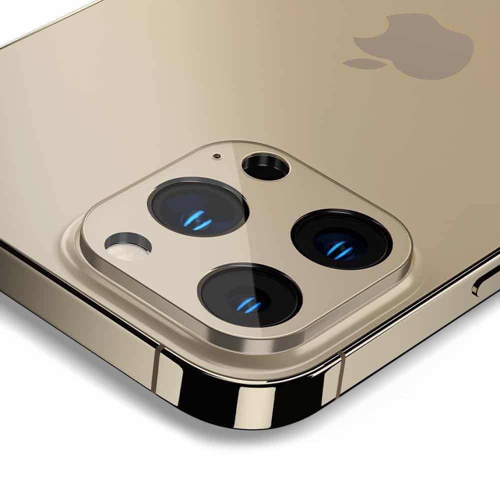 SPIGEN OPTIK.TR ZAŠČITA ZA KAMERO 2 kosa ZA IPHONE 13 PRO / 13 PRO MAX ZLATA MASKA
