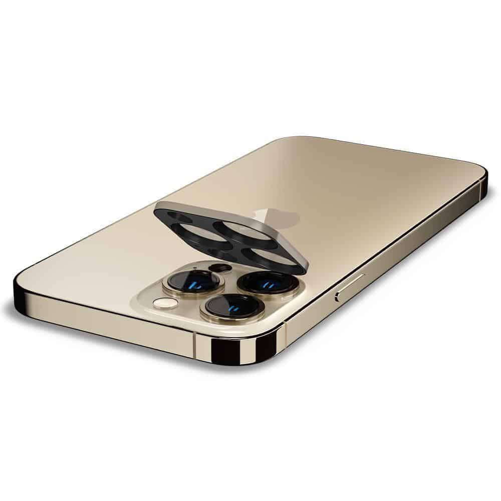 SPIGEN OPTIK.TR ZAŠČITA ZA KAMERO 2 kosa ZA IPHONE 13 PRO / 13 PRO MAX ZLATA MASKA
