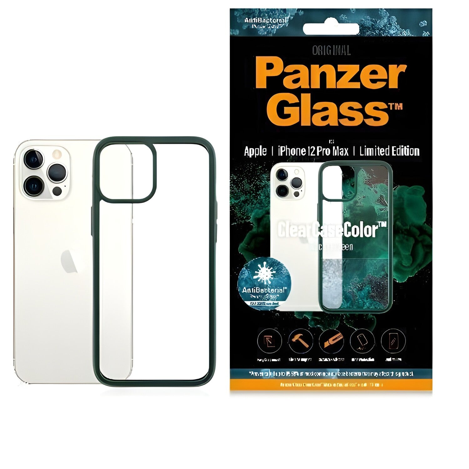 PanzerGlass ClearcaseColor futrola za Apple iPhone 12 Pro Max - Zelena KP19749