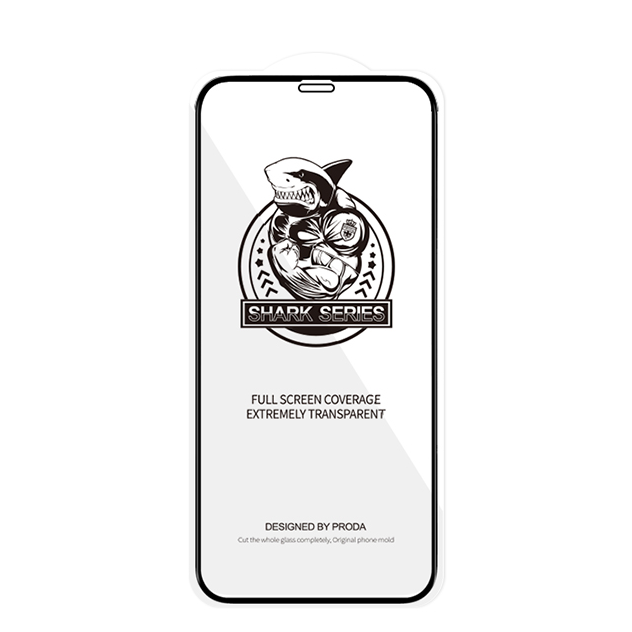 Proda Shark izjemno trden zaščitni zaslon Popolna pokritost z ohišjem v okvirju za iPhone 12 mini