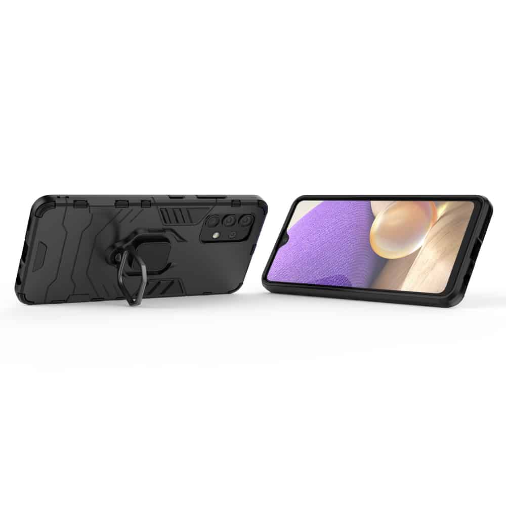 Ring Armour Case Kickstand robusten ovitek za Samsung Galaxy A32 4G