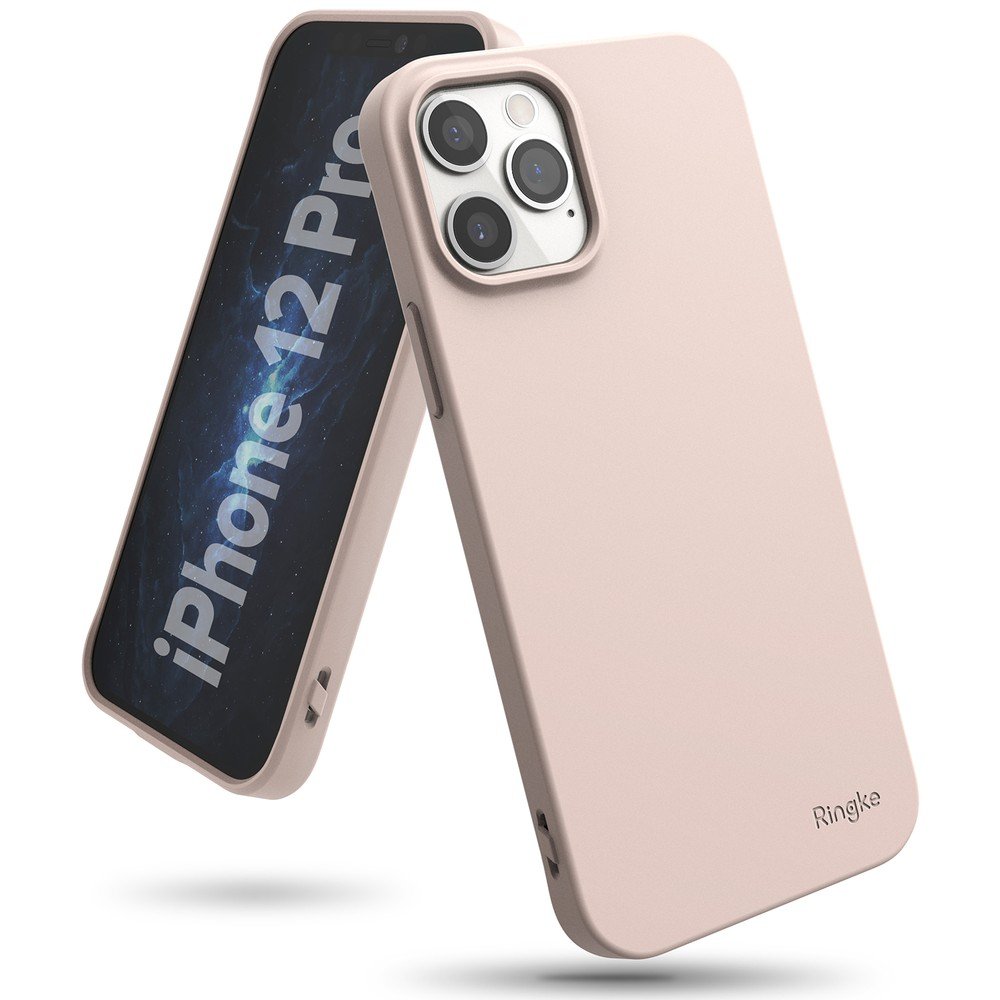Ringke Air S ultra-tanek ovitek za iPhone 12 Pro / iPhone 12 roza