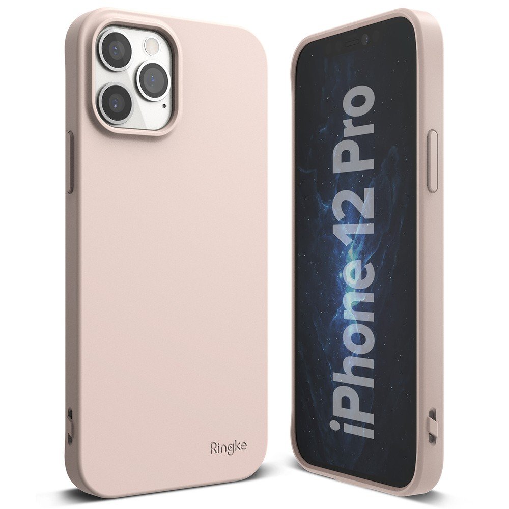 Ringke Air S ultra-tanek ovitek za iPhone 12 Pro / iPhone 12 roza