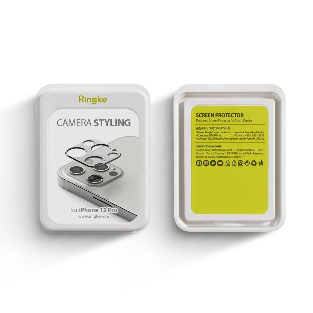 Ringke Camera Styling trpežna zaščita za zadnjo kamero iPhone 12 Pro modra
