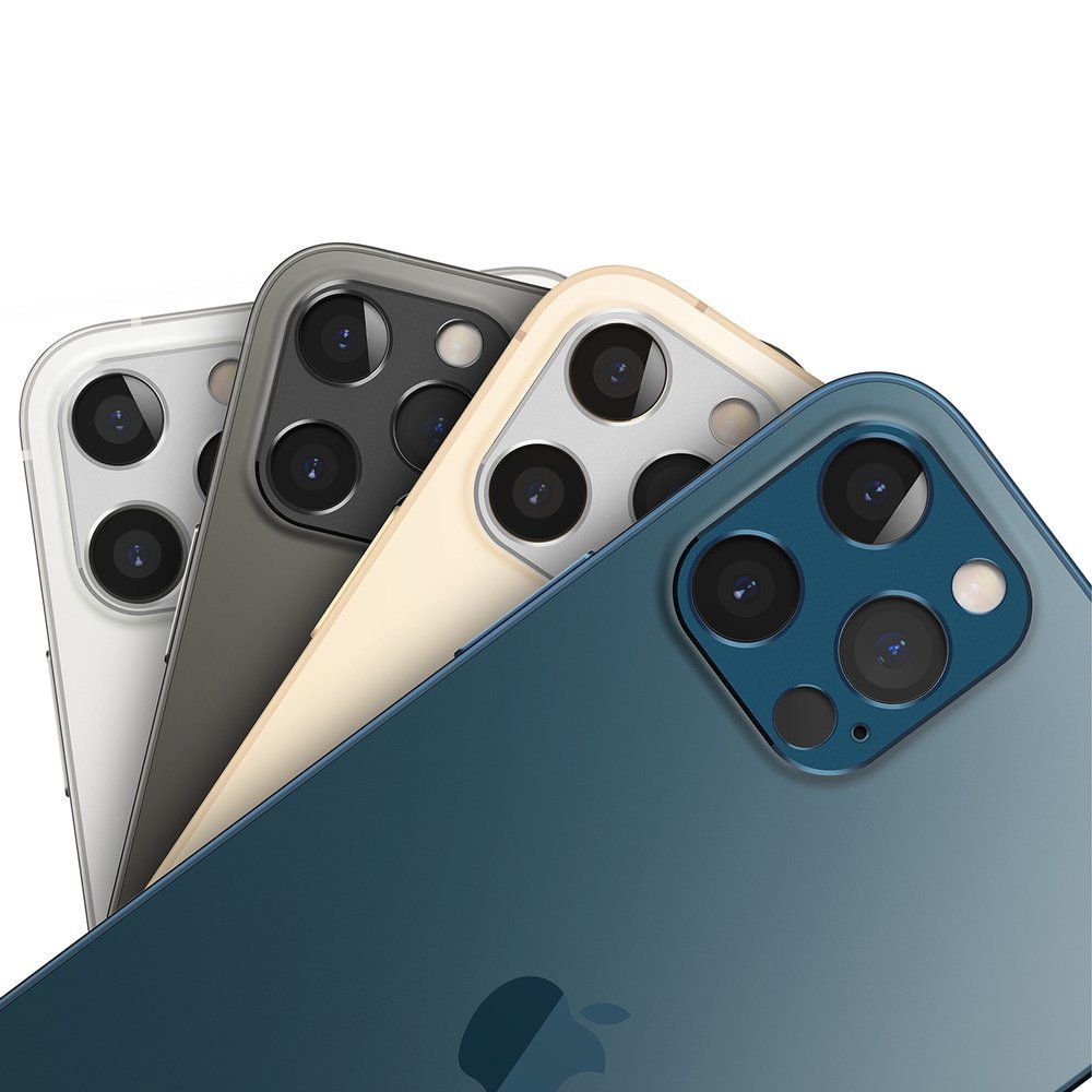 Ringke Camera Styling trpežna zaščita za zadnjo kamero iPhone 12 Pro modra