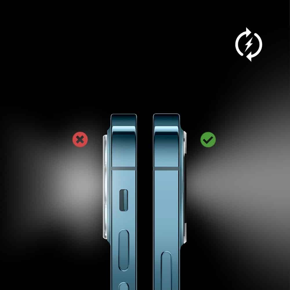 Ringke Camera Styling super vzdržljiva zaščita za zadnjo kamero iPhone 12 Pro srebrna