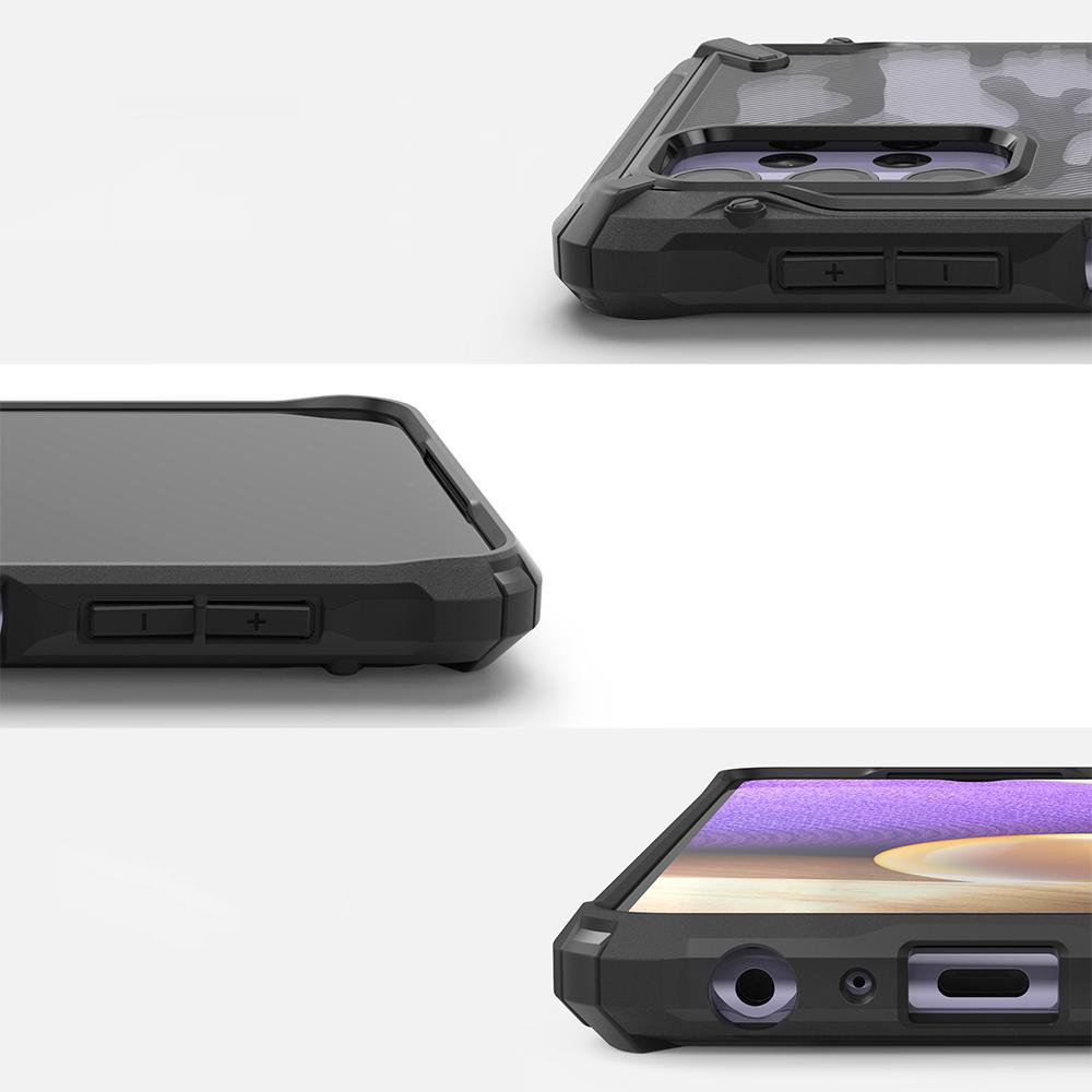 Ringke Fusion X Design vzdržljivo ohišje s TPU odbijačem za Samsung Galaxy A32 5G Camo