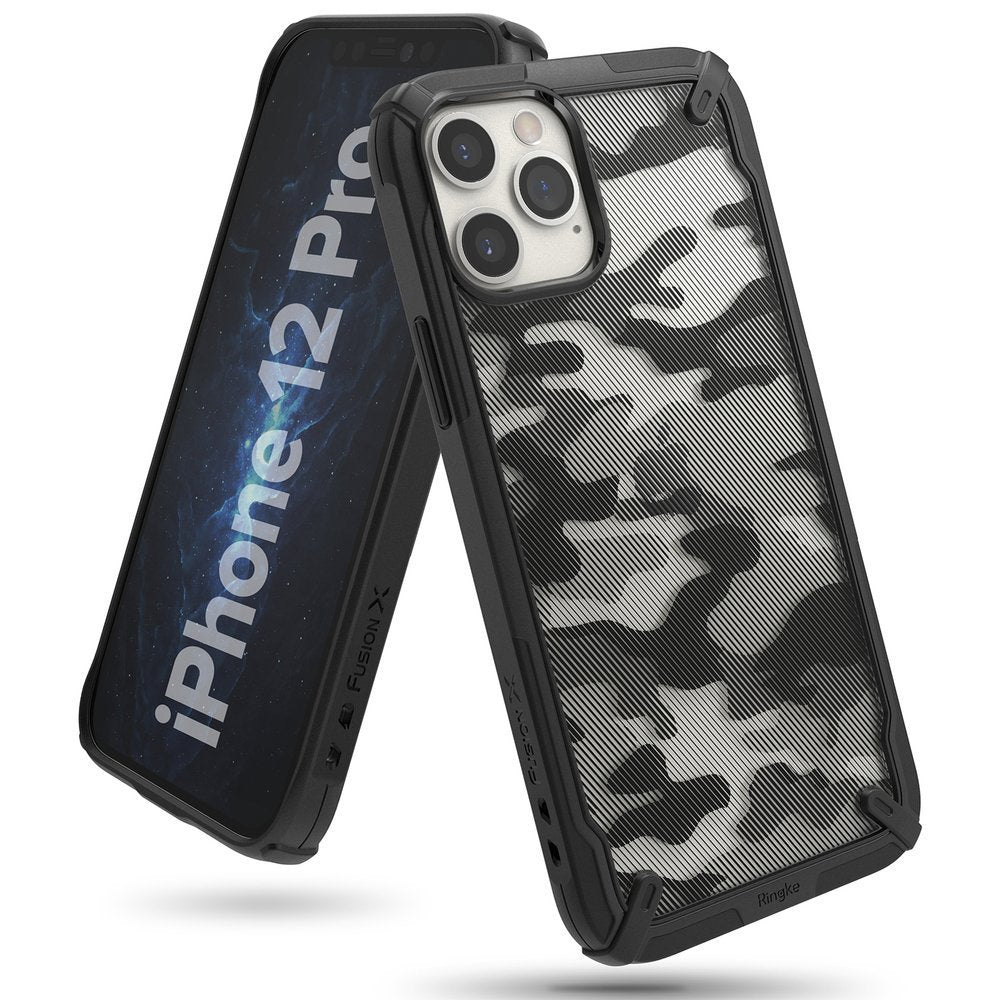 Ringke Fusion X Design ovitek za iPhone 12 Pro / iPhone 12 Camo