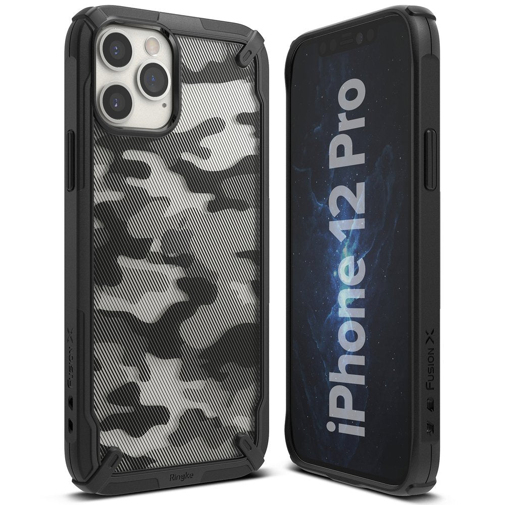 Ringke Fusion X Design ovitek za iPhone 12 Pro / iPhone 12 Camo