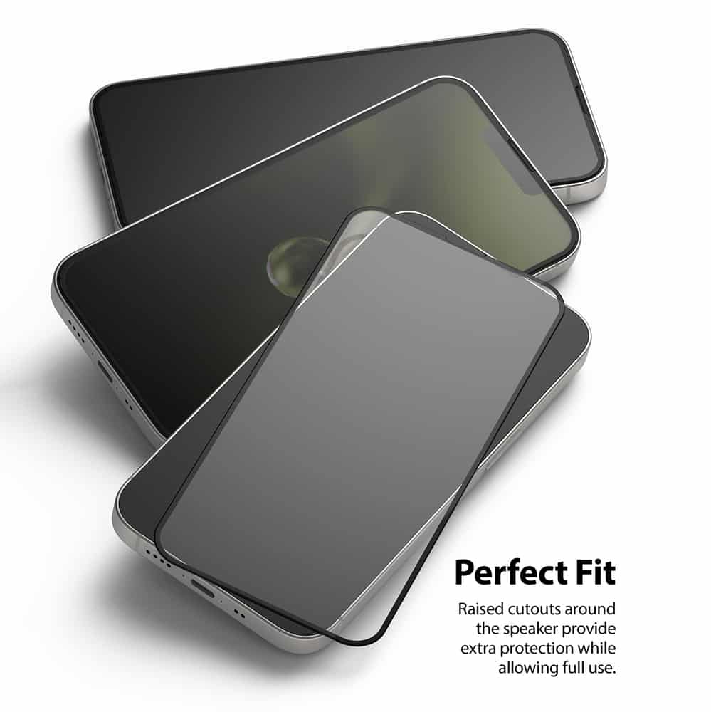 Ringke Invisible Defender ID Full Glass kaljeno steklo s polno pokritostjo in okvirjem za iPhone 13 mini