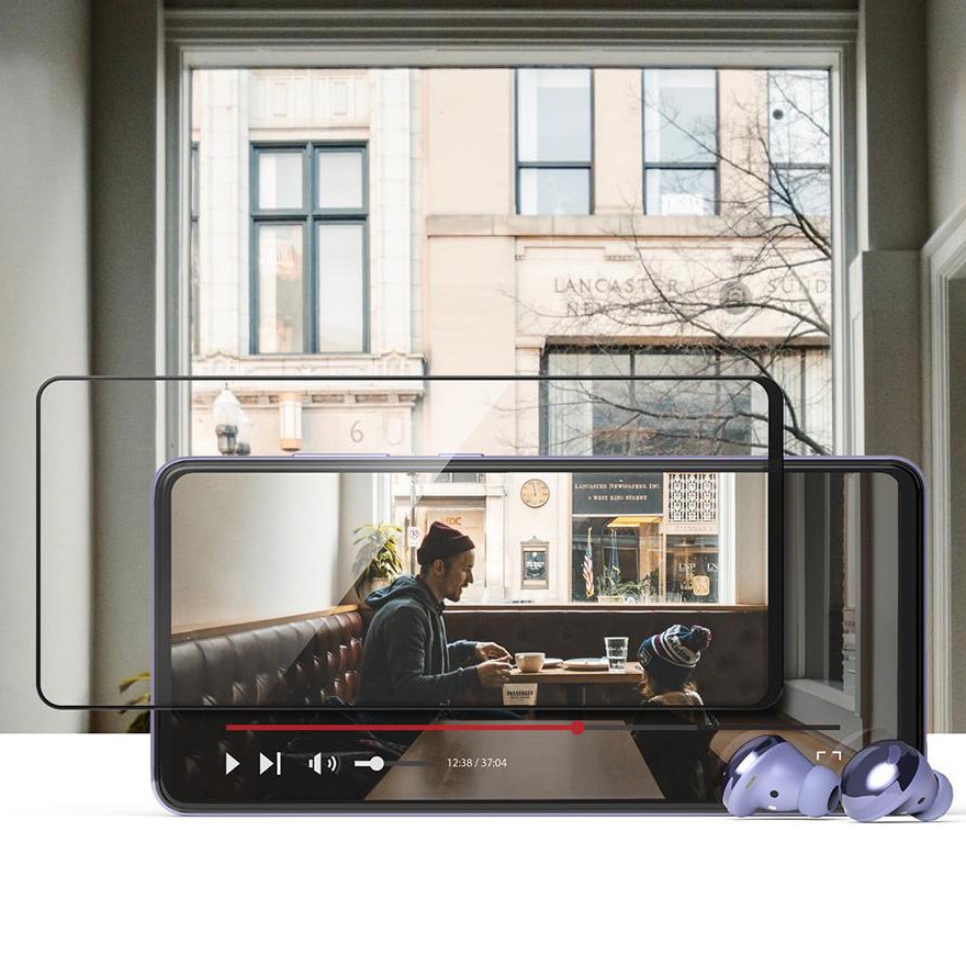 Ringke Invisible Defender ID steklo Kaljeno steklo 2,5D 0,33 mm za Samsung Galaxy A72