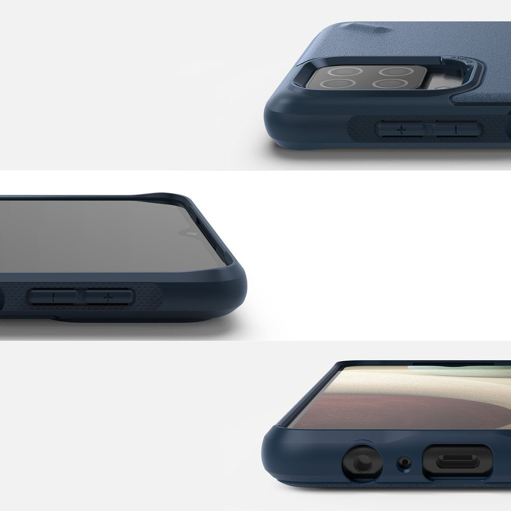 Ringke Onyx trpežna TPU torbica za Samsung Galaxy A12 / Galaxy M12 temno modra