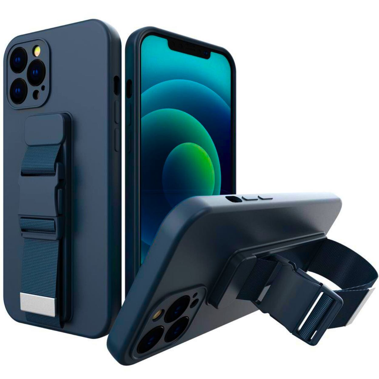 Futrola Rope Case za Apple iPhone 13 - Tamno plava KP39583
