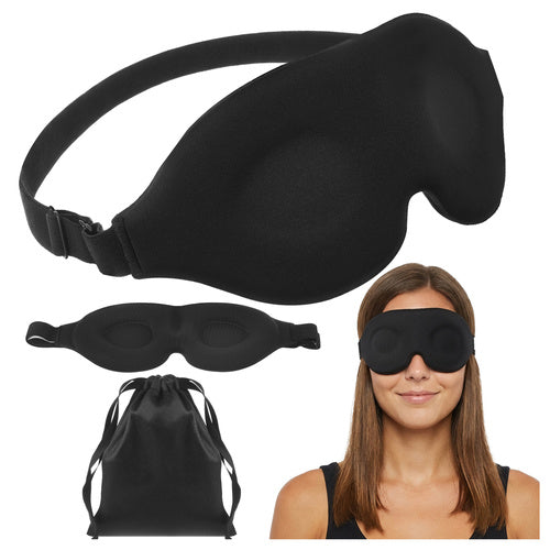 Maska za spavanje, 100% zamračenje - podesiva (24–60 cm )