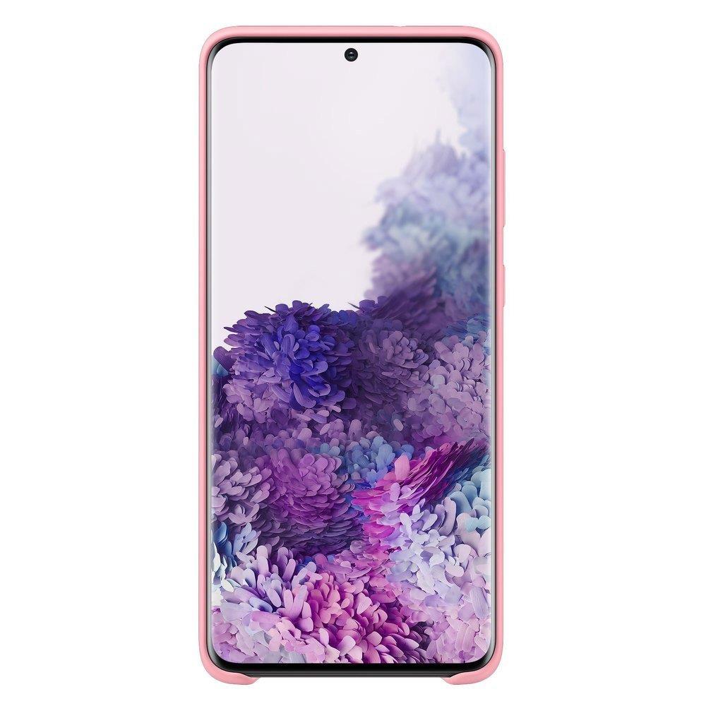 Silikonski ovitek, fleksibilna torbica za Samsung Galaxy S21 5G rdeča