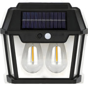 Vanjska solarna zidna lampa - Crna KP39026