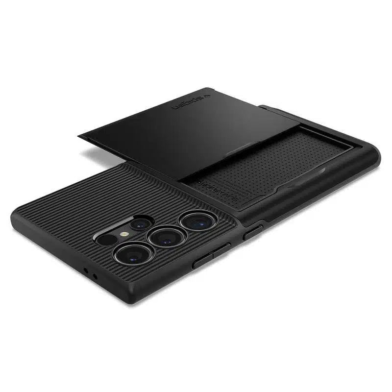 Maska Spigen Slim Armor CS za Samsung Galaxy S24 Ultra - črna