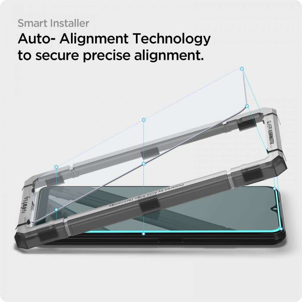 SPIGEN ALM GLAS.TR KALJENO STEKLO 2-kos za SAMSUNG GALAXY A22 5G