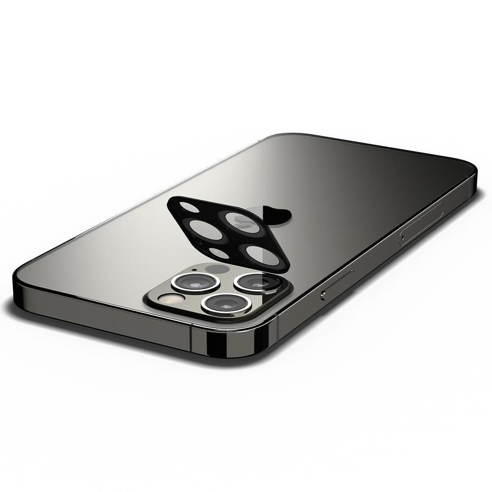SPIGEN zaščitno steklo Optik.Tr za kamero iPhone 12 mini -2 kosa