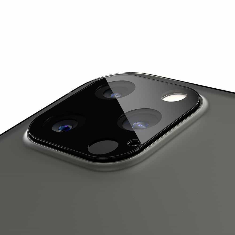 SPIGEN OPTIK.TR KALJENO STEKLO SET 2 KOSA ZA KAMERO IPHONE 12 PRO MAX ČRNO
