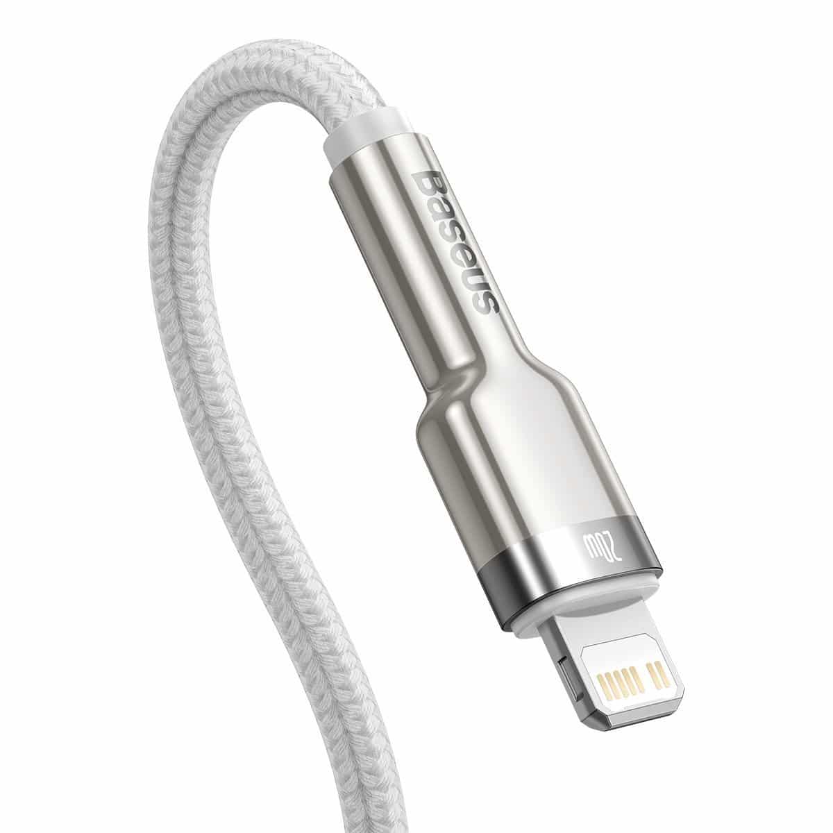 USB-C kabel za Lightning Baseus Cafule PD 20W 1m bijeli