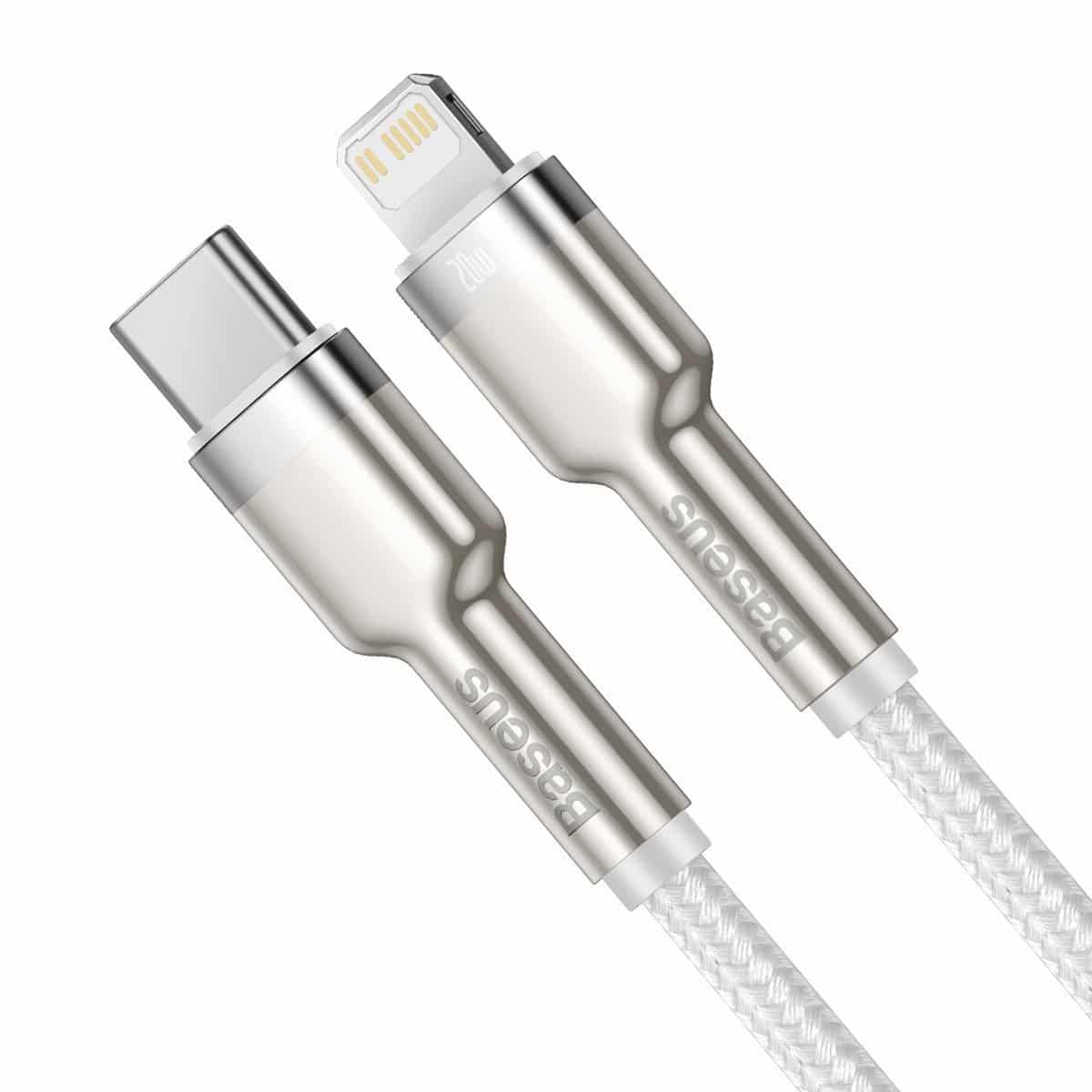 USB-C kabel za Lightning Baseus Cafule PD 20W 2m (beli)