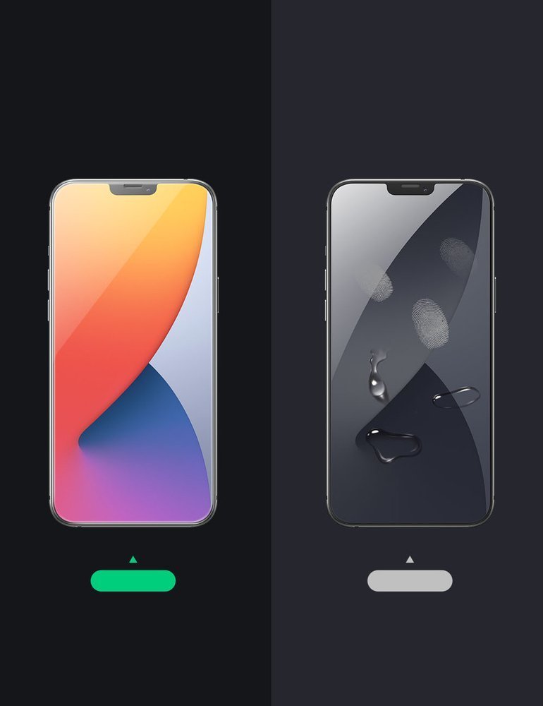 Ugreen 2.5D zaščitno steklo iz kaljenega stekla za iPhone 12 Pro Max, prozorno