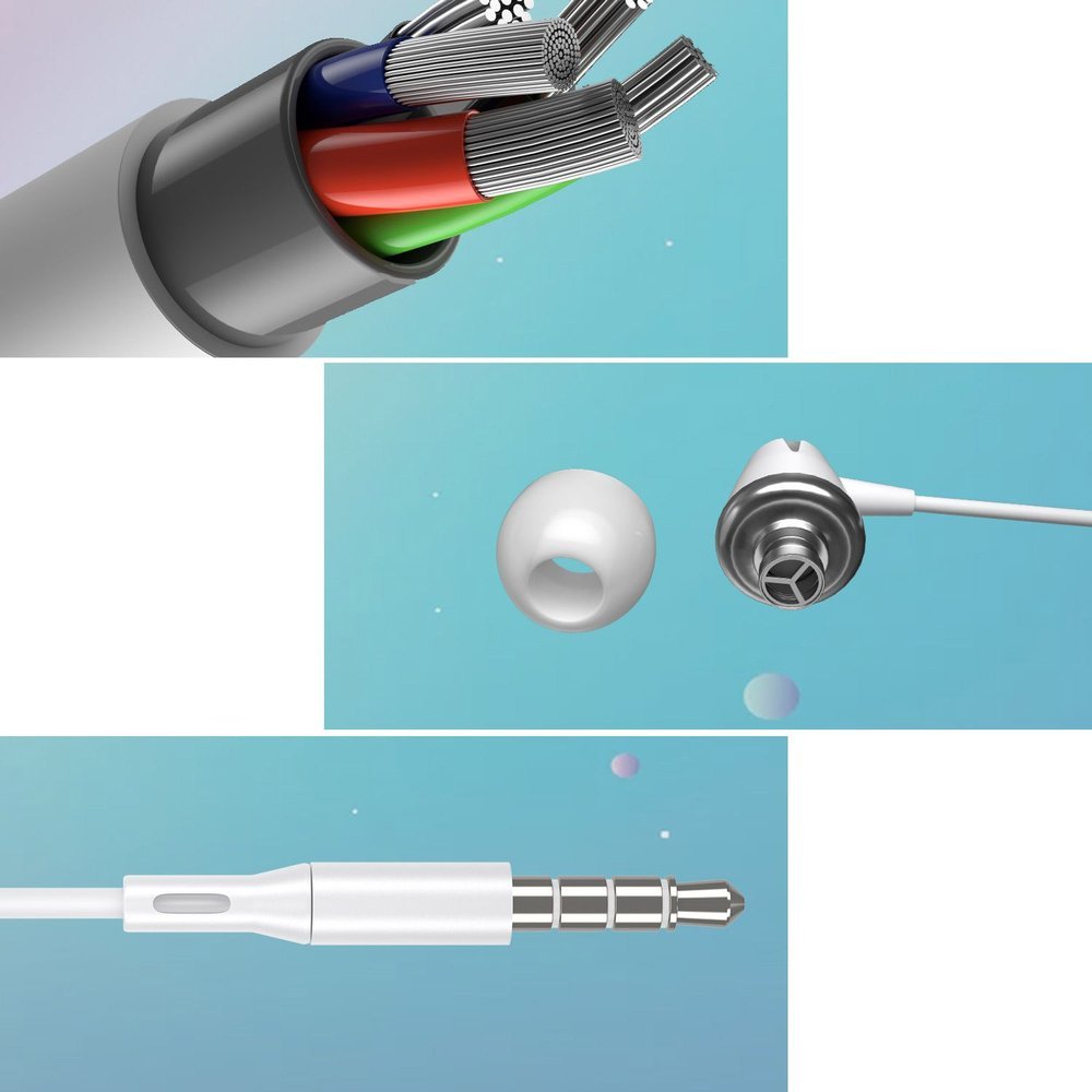 WK Design Y6 in-ear slušalke mini jack z daljinskim upravljalnikom