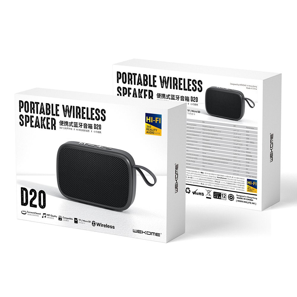WK Design prenosni brezžični Bluetooth zvočnik BT 5.0