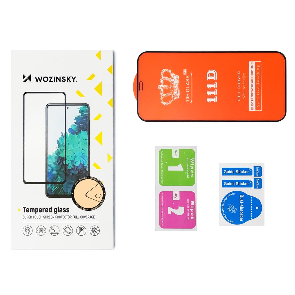Wozinsky 2 x kaljeno steklo s polno pokritostjo z okvirjem za Samsung Galaxy A22 5G