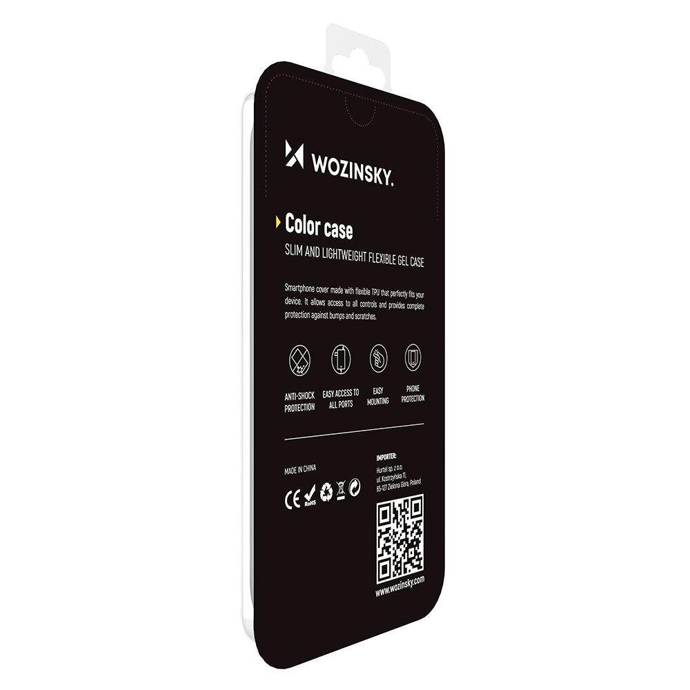 Wozinsky Color Case silikonska fleksibilna vzdržljiva torbica iPhone 12 Pro modra