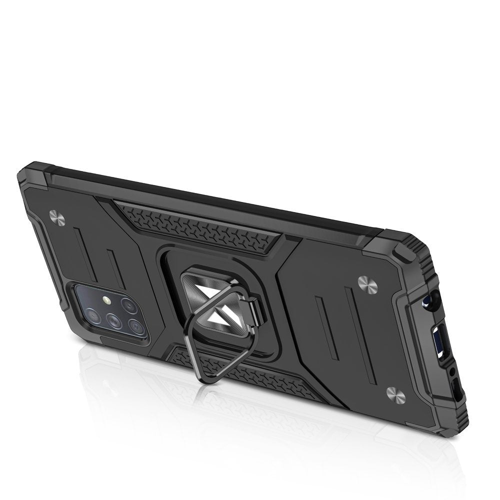 Wozinsky Ring Armor ovitek s funkcijo stojala in držala za Samsung Galaxy A71 5G