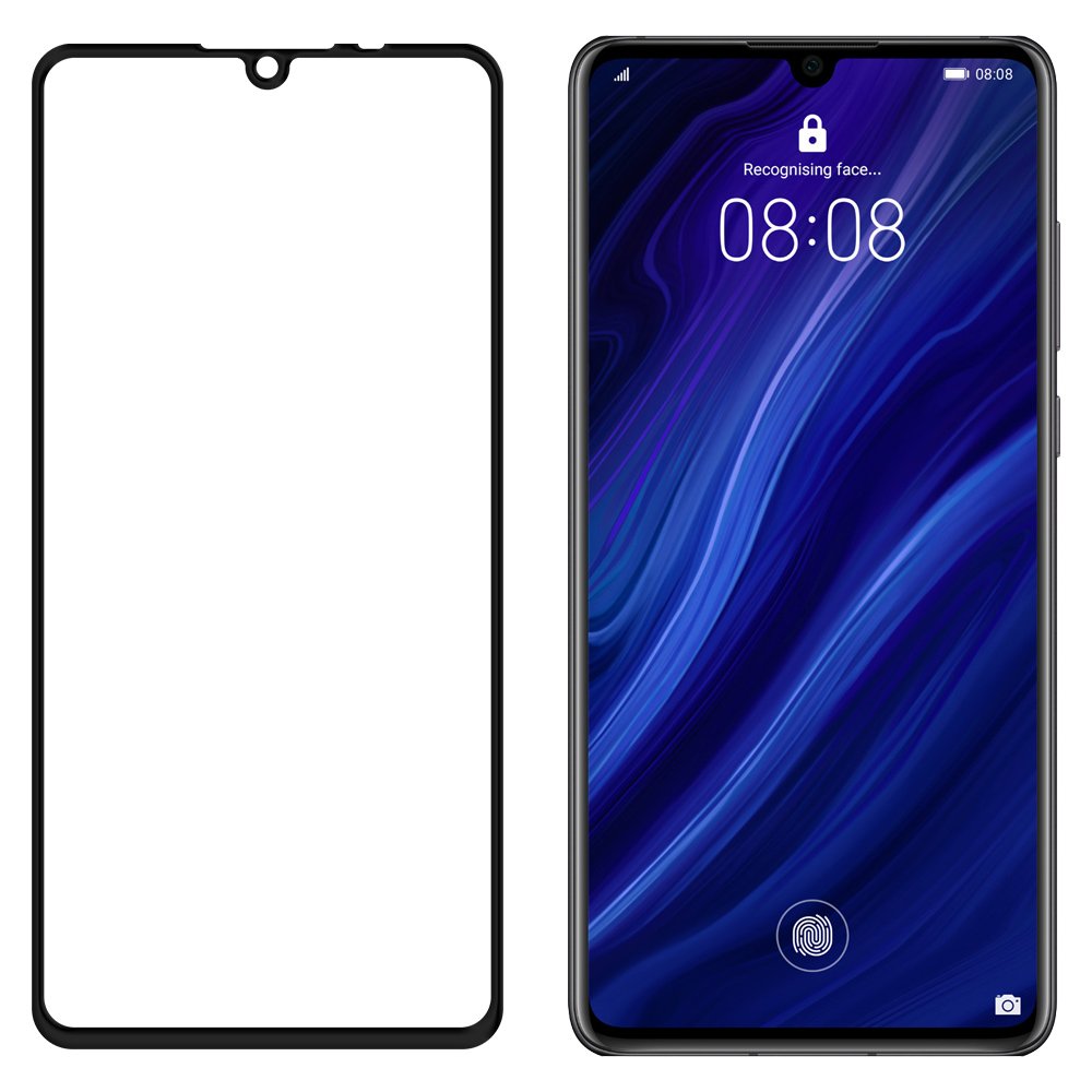 Zaščitno kaljeno steklo z okvirjem za Huawei P30