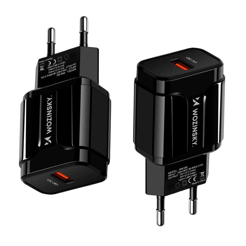 Wozinsky USB Quick Charge 3A omrežni polnilec