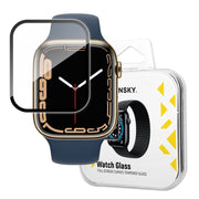 Wozinsky Watch Glass hibridno staklo za Apple Watch 7/8 41mm crno