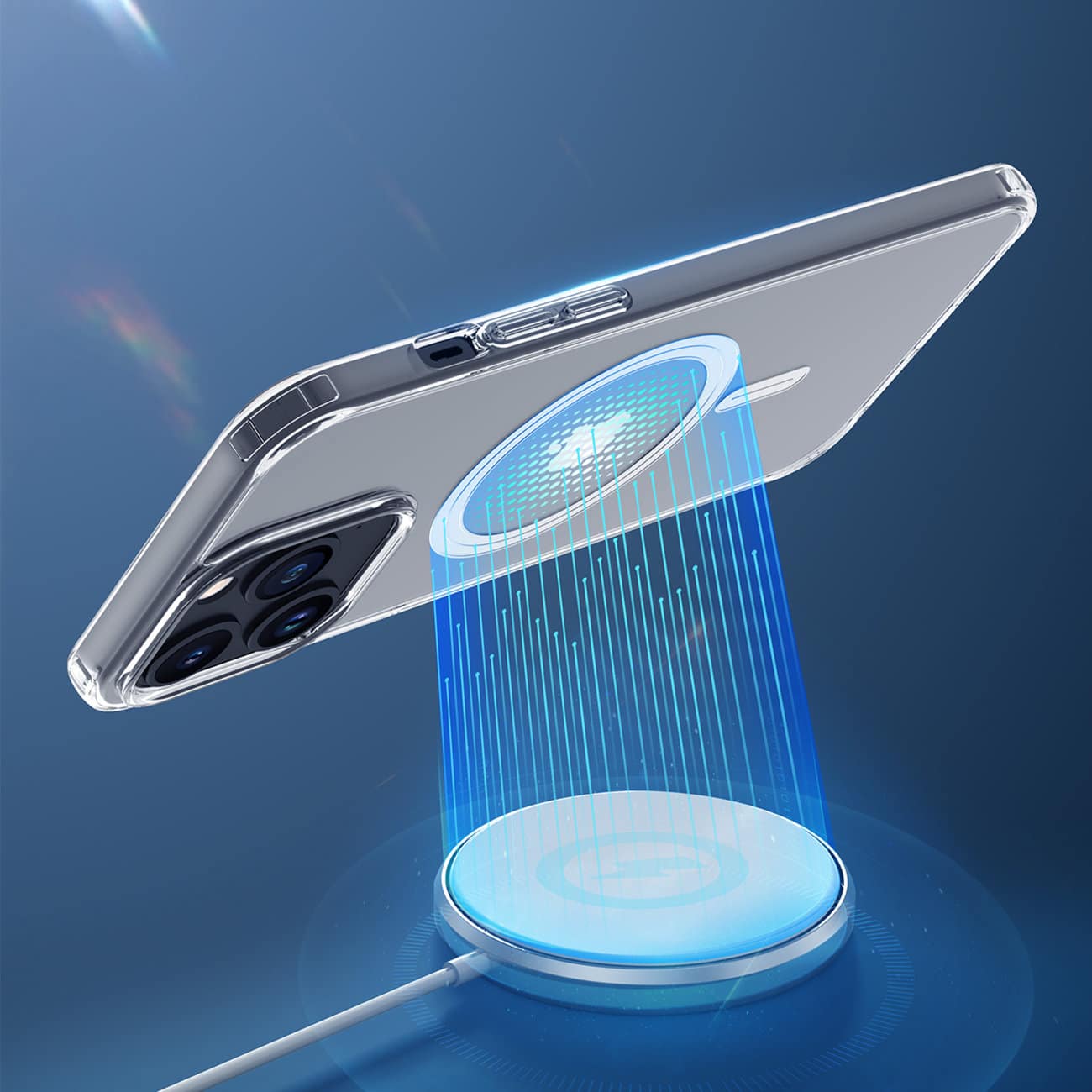 DUX DUCIS Clin Mag - prozoren ovitek, združljiv z MagSafe za iPhone 15 Pro