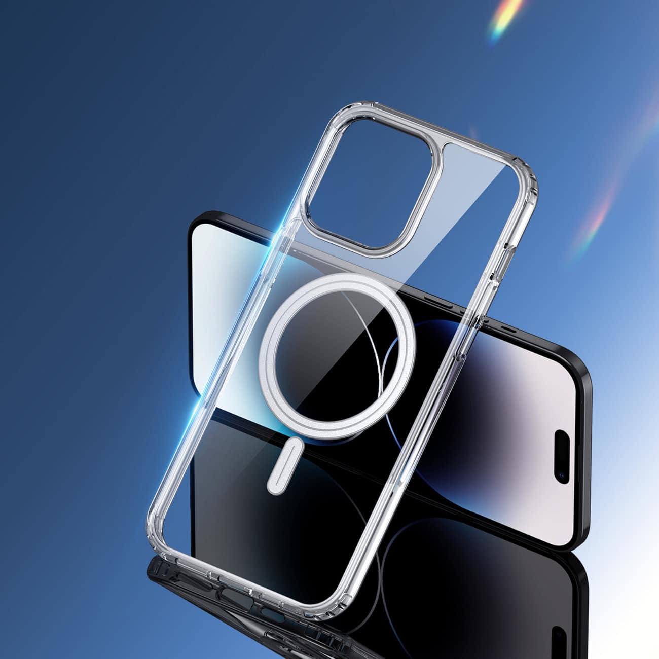 DUX DUCIS Clin Mag - prozoren ovitek, združljiv z MagSafe za iPhone 15 Pro