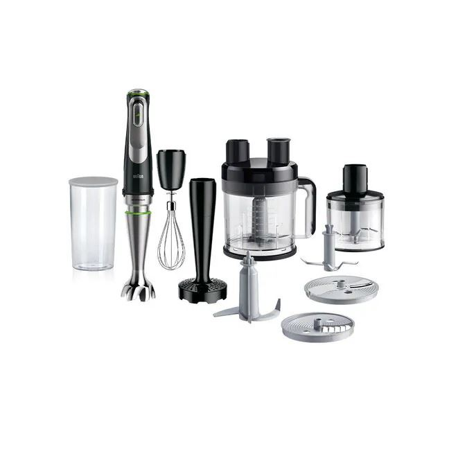 Braun MultiQuick 9 MQ 9187XLI 0,6 L Uranjajuća mješalica 1200 W Crno, Nehrđajući čelik