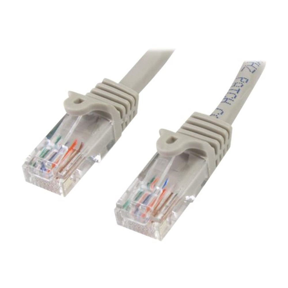 StarTech.com 45PAT50CMGR kabel za umrežavanje Sivo 0,5 m Cat5e U/UTP (UTP)