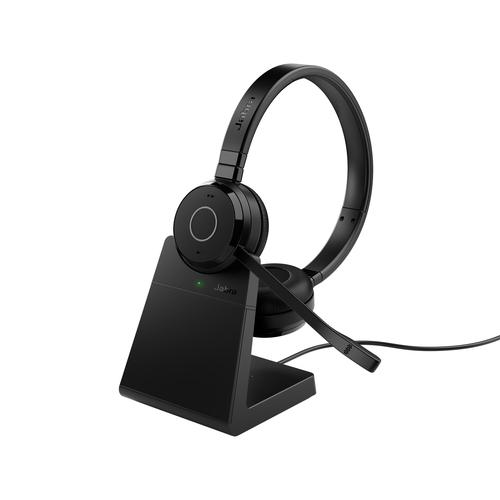 Jabra Evolve 65 TE Slušalice Žičano i bežično Obruč za glavu Ured / pozivni centar USB Tip-A Bluetooth Postolje za punjenje Crno